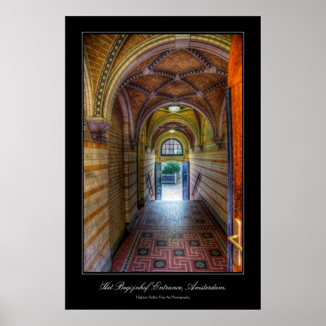 Póster Entrada Het Begijnhof, Ámsterdam (Frente)