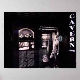 Póster Entrada original del club de la caverna,