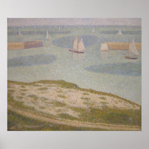 Póster Entrada Port-en-Bessin al puerto
