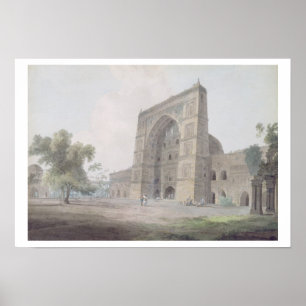 Póster Entrada principal de la mezquita de Jami, Jaunpur,