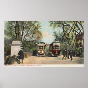 Póster Entrada pública al metro