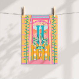 Póster Entrada vintada