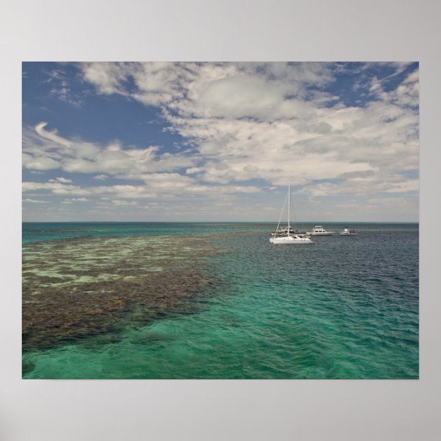 Póster Entrance to famous Blue Hole (Frente)