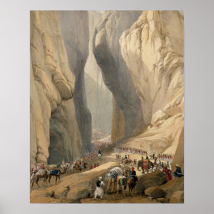 Póster Entrance to the Bolan Pass from Dadur, from 'Sketc