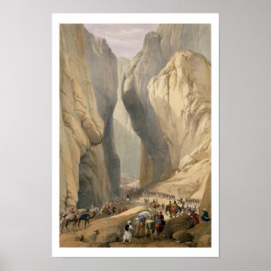 Póster Entrance to the Bolan Pass from Dadur, from 'Sketc