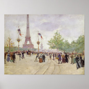 Póster Entrance to the Exposition Universelle, 1889