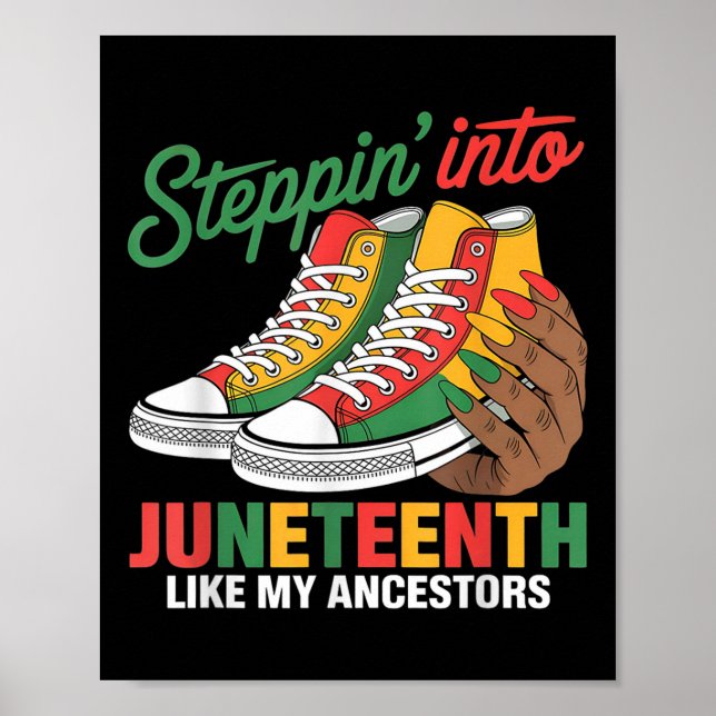 Póster Entrando Al 12 De Junio Como Mi Ancestor Sneaker (Frente)