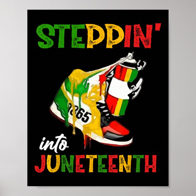 Póster Entrando al Orgullo Africano 1865 (Frente)