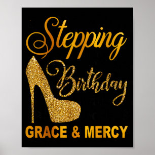 Póster Entrando en cumpleaños con la gracia y la miserico