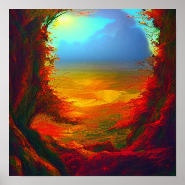 Póster Entrando en el Poster Wilderness (Frente)