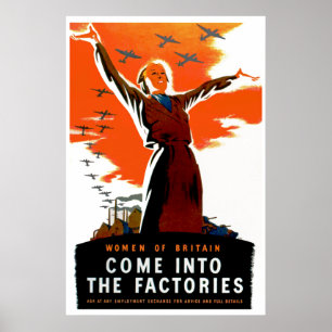 Póster Entrar En Las Fábricas