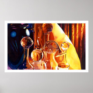 Póster "Entre bastidores" instrumentos musicales y