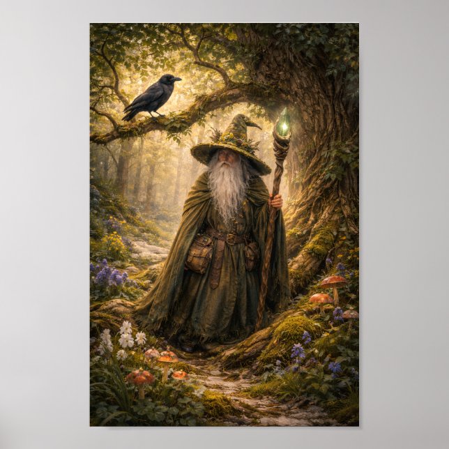 Póster Entre hongos y magia (Frente)