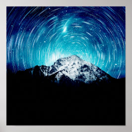 Póster Entre la galaxia y la montaña