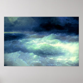 Póster Entre las olas