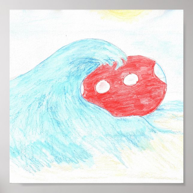 Póster Entre las olas (Frente)