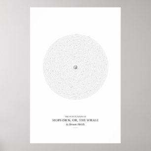 Póster Entre las palabras: Moby-Dick; o, La Ballena
