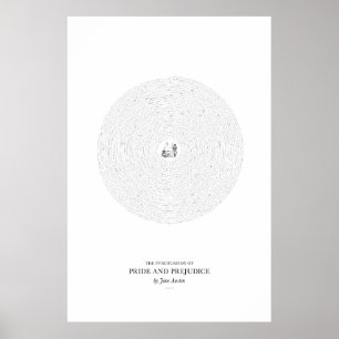 Póster Entre las palabras: Orgullo y prejuicio