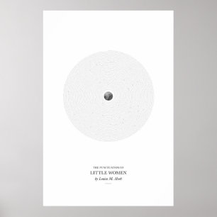 Póster Entre las palabras: pequeñas mujeres