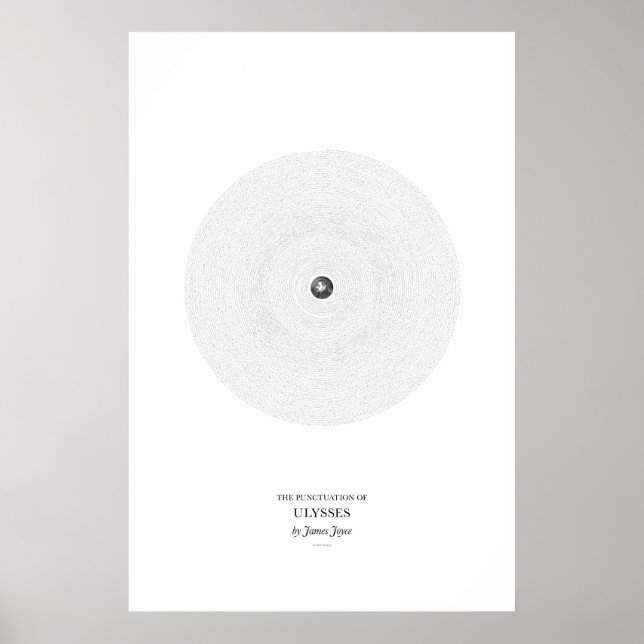 Póster Entre las palabras: Ulysses (Frente)