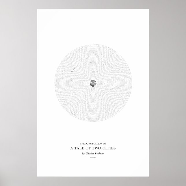 Póster Entre las palabras: Un cuento de dos ciudades (Frente)
