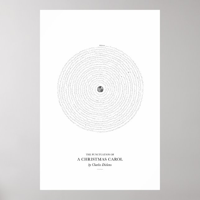 Póster Entre las palabras: Un Navidad Carol (Frente)