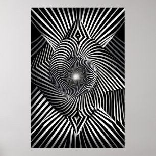 Póster Entre líneas y dimensiones