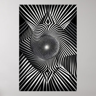 Póster Entre líneas y dimensiones
