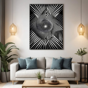 Póster Entre Líneas y Dimensiones