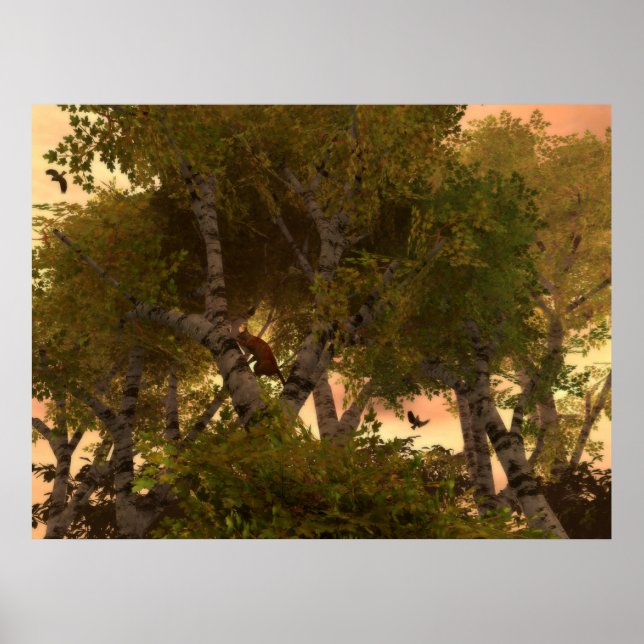 Póster Entre Los Árboles (Frente)