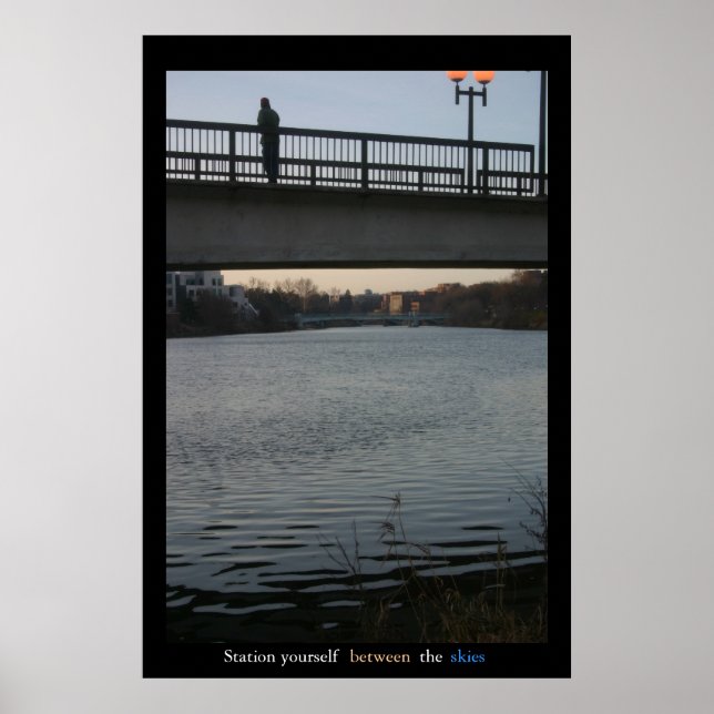 Póster Entre los cielos (Frente)