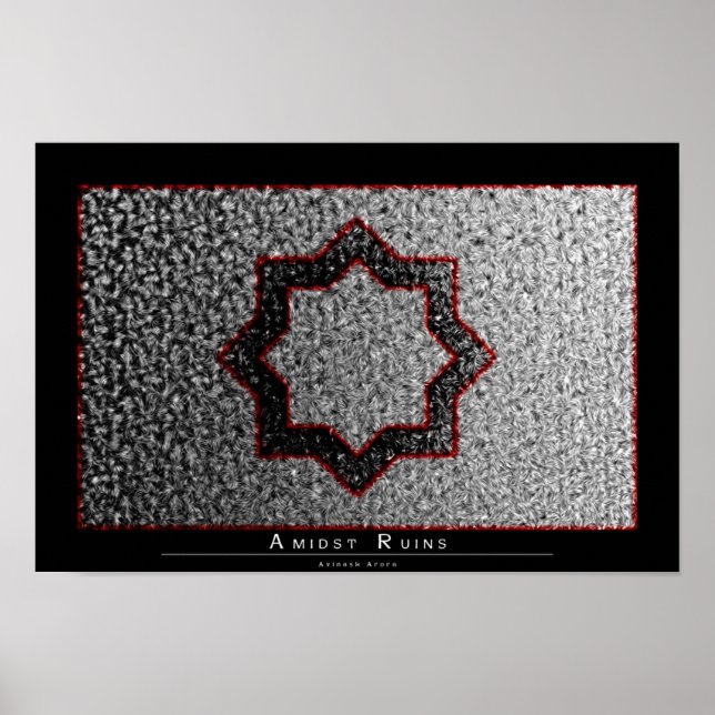 Póster Entre ruinas (Frente)