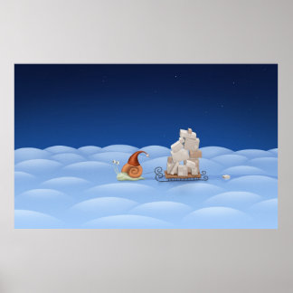 Póster Entrega de regalo