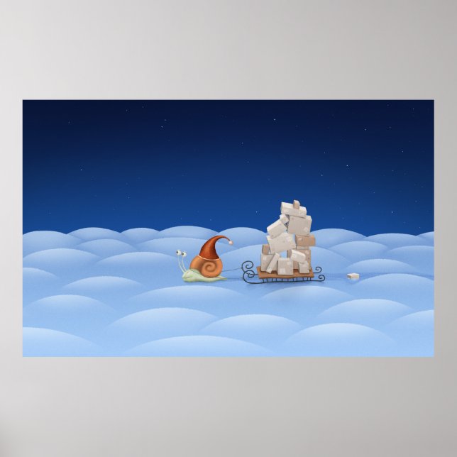 Póster Entrega de regalo (Frente)