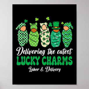 Póster Entregando los Lucky Charms más lindos del día de