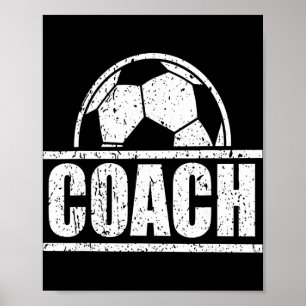 Póster Entrenador de Fútbol Personal de Entrenamiento Dep