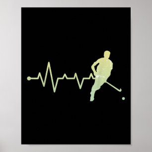 Póster Entrenador de Hockey sobre Césped Latido Accesorio