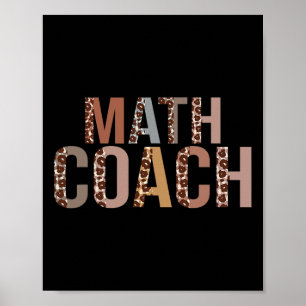 Póster Entrenador de Leopard Math se reparte de vuelta a 