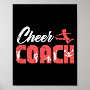 Póster Entrenador de porristas Entrenador de porristas Eq