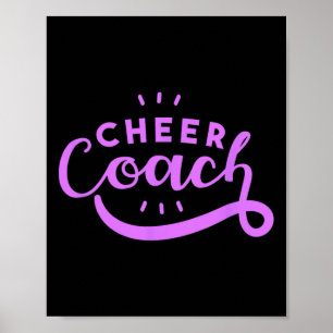 Póster Entrenador de Porristas - Entrenador Divertido de 