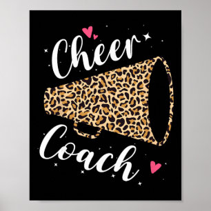 Póster Entrenador de Porristas Leopardo Apreciación de Po