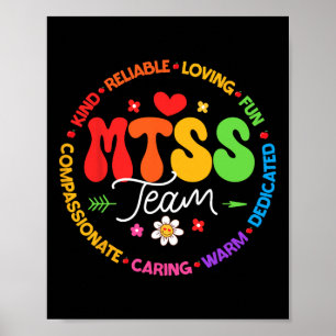Póster Entrenador del Equipo Groovy Mtss Consejero Escola