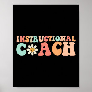 Póster Entrenador Instruccional Groovy Lindo Tripulación 