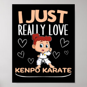 Póster Entrenador kenipo Chica americano que realmente am