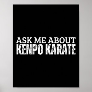 Póster Entrenador kenipo estadounidense me pregunta por k
