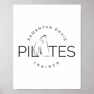 Póster Entrenador Pilates Instructor