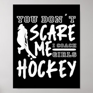 Póster Entrenadora de Hockey sobre Césped Femenino