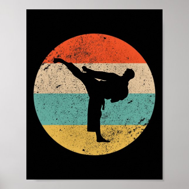 Póster Entrenadores Shotokan de chicos geniales de karate (Frente)