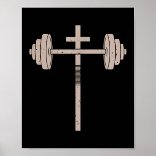 Póster Entrenamiento Cristiano Mancuernas Cruz Barra Gimn