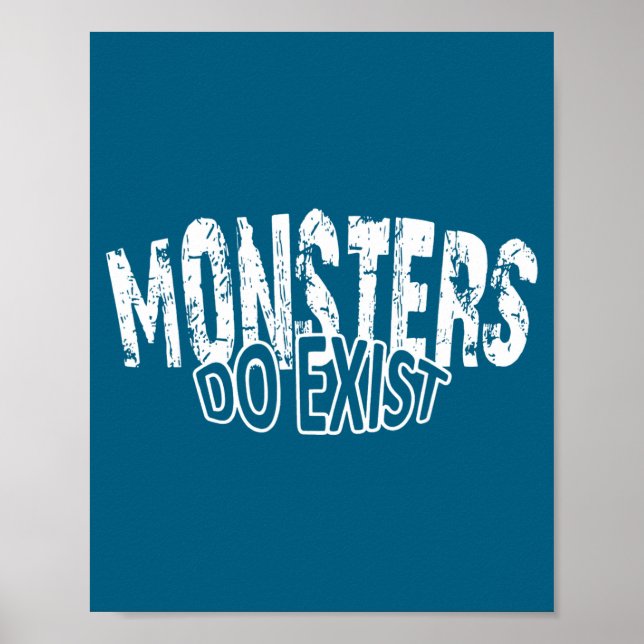 Póster Entrenamiento de Existencia de Monstruos Retro Iro (Frente)